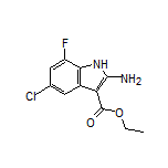 Ethyl 2-Amino-5-chloro-7-fluoro-1H-indole-3-carboxylate