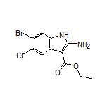 Ethyl 2-Amino-6-bromo-5-chloro-1H-indole-3-carboxylate
