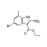 Ethyl 2-Amino-5-bromo-7-methyl-1H-indole-3-carboxylate
