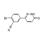 2-Bromo-5-(6-oxo-3,6-dihydropyridazin-3-yl)benzonitrile