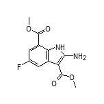Dimethyl 2-Amino-5-fluoro-1H-indole-3,7-dicarboxylate