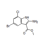 Methyl 2-Amino-5-bromo-7-chloro-1H-indole-3-carboxylate