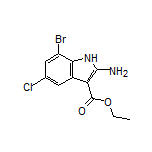 Ethyl 2-Amino-7-bromo-5-chloro-1H-indole-3-carboxylate