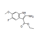 Ethyl 2-Amino-5-fluoro-6-methoxy-1H-indole-3-carboxylate