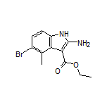 Ethyl 2-Amino-5-bromo-4-methyl-1H-indole-3-carboxylate