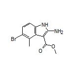 Methyl 2-Amino-5-bromo-4-methyl-1H-indole-3-carboxylate