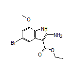 Ethyl 2-Amino-5-bromo-7-methoxy-1H-indole-3-carboxylate