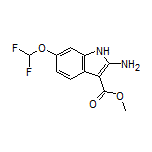 Methyl 2-Amino-6-(difluoromethoxy)-1H-indole-3-carboxylate