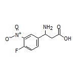 3-Amino-3-(4-fluoro-3-nitrophenyl)propanoic Acid