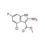 Methyl 2-Amino-4-chloro-6-fluoro-1H-indole-3-carboxylate