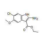 Ethyl 2-Amino-6-chloro-5-methoxy-1H-indole-3-carboxylate