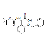 (R)-2-[2-(Benzyloxy)phenyl]-2-(Boc-amino)acetic Acid