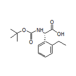 (S)-2-(Boc-amino)-2-(2-ethylphenyl)acetic Acid