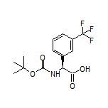 (S)-2-(Boc-amino)-2-[3-(trifluoromethyl)phenyl]acetic Acid