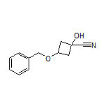 3-(Benzyloxy)-1-hydroxycyclobutanecarbonitrile