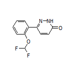 6-[2-(Difluoromethoxy)phenyl]pyridazin-3(2H)-one
