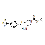 (3R,4R)-3-Amino-1-Boc-4-[[4-(trifluoromethyl)benzyl]oxy]pyrrolidine