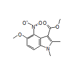 Methyl 5-Methoxy-1,2-dimethyl-4-nitro-1H-indole-3-carboxylate