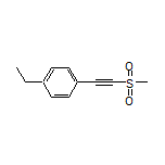 1-Ethyl-4-[(methylsulfonyl)ethynyl]benzene
