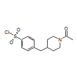 4-[(1-Acetylpiperidin-4-yl)methyl]benzenesulfonyl Chloride