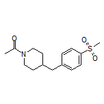 1-[4-[4-(Methylsulfonyl)benzyl]piperidin-1-yl]ethan-1-one