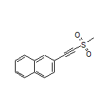 2-[(Methylsulfonyl)ethynyl]naphthalene