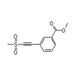 Methyl 3-[(Methylsulfonyl)ethynyl]benzoate