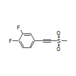 1,2-Difluoro-4-[(methylsulfonyl)ethynyl]benzene