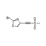 2-Bromo-4-[(methylsulfonyl)ethynyl]thiazole