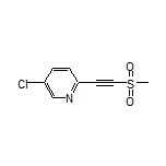 5-Chloro-2-[(methylsulfonyl)ethynyl]pyridine