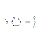 2-Methoxy-5-[(methylsulfonyl)ethynyl]pyridine
