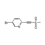 5-Bromo-2-[(methylsulfonyl)ethynyl]pyridine