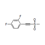 2,4-Difluoro-1-[(methylsulfonyl)ethynyl]benzene
