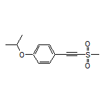 1-Isopropoxy-4-[(methylsulfonyl)ethynyl]benzene