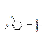 2-Bromo-1-methoxy-4-[(methylsulfonyl)ethynyl]benzene