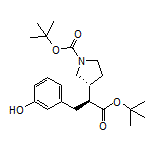 tert-Butyl (R)-3-[(S)-1-(tert-Butoxy)-3-(3-hydroxyphenyl)-1-oxopropan-2-yl]pyrrolidine-1-carboxylate