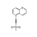 5-[(Methylsulfonyl)ethynyl]quinoline