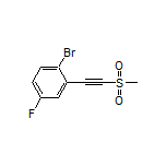 1-Bromo-4-fluoro-2-[(methylsulfonyl)ethynyl]benzene
