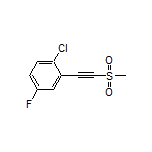 1-Chloro-4-fluoro-2-[(methylsulfonyl)ethynyl]benzene