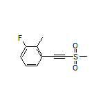 1-Fluoro-2-methyl-3-[(methylsulfonyl)ethynyl]benzene