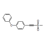 1-[(Methylsulfonyl)ethynyl]-4-phenoxybenzene