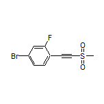4-Bromo-2-fluoro-1-[(methylsulfonyl)ethynyl]benzene