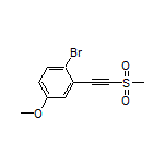 1-Bromo-4-methoxy-2-[(methylsulfonyl)ethynyl]benzene