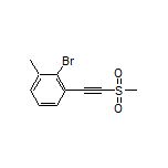 2-Bromo-1-methyl-3-[(methylsulfonyl)ethynyl]benzene