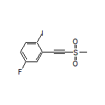 4-Fluoro-1-iodo-2-[(methylsulfonyl)ethynyl]benzene