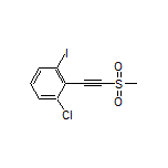 1-Chloro-3-iodo-2-[(methylsulfonyl)ethynyl]benzene