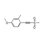 4-Methoxy-2-methyl-1-[(methylsulfonyl)ethynyl]benzene