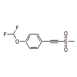 1-(Difluoromethoxy)-4-[(methylsulfonyl)ethynyl]benzene