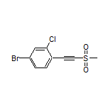 4-Bromo-2-chloro-1-[(methylsulfonyl)ethynyl]benzene