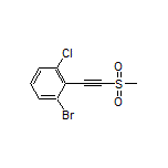 1-Bromo-3-chloro-2-[(methylsulfonyl)ethynyl]benzene